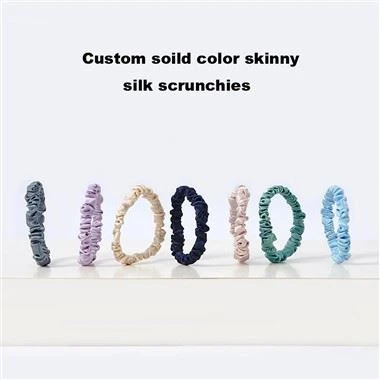 Plain Color Silk Skinny skruzdėlynai